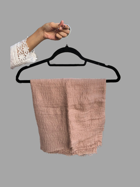 Oat Cotton Crinkle Women’s Hijab