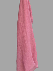 Pink Cotton Crinkle Women’s Hijab