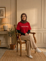 Kun Fa-Yakum Modest Women's Red T-Shirt