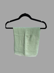 Sea Green Cotton Crinkle Women’s Hijab
