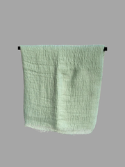 Sea Green Cotton Crinkle Women’s Hijab