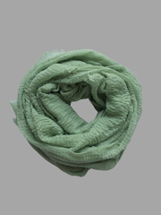 Sea Green Cotton Crinkle Women’s Hijab
