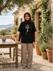 Modest No Pain No Gain Black Women’s T-Shirt