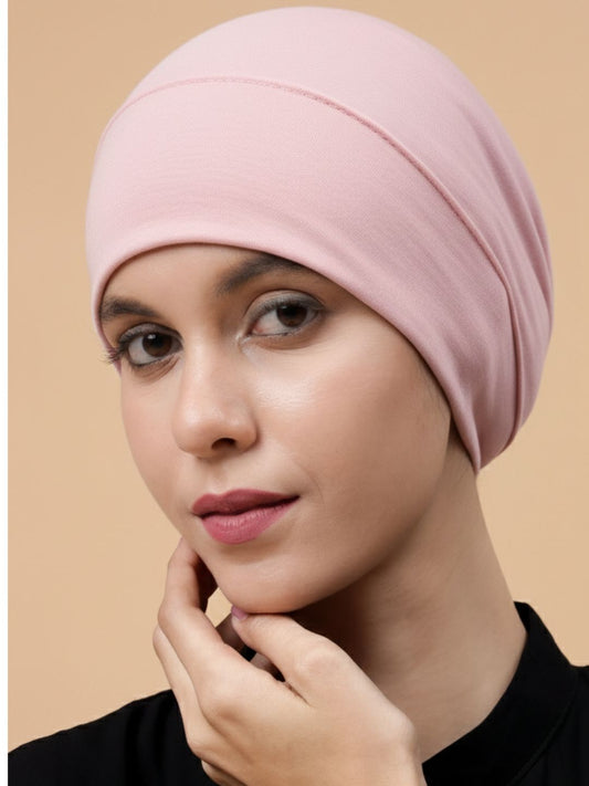 Baby Pink Hijab Cap