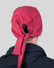 Maroon Turban-style Hijab Cap