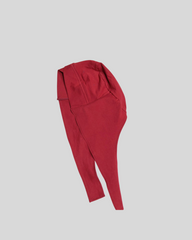 Maroon Turban-style Hijab Cap