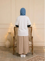 Modest Smile It’s Sunnah White T-Shirt for Women