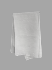 Chiffon Metallic Shimmer White Hijab for Women