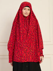 Printed Free Size Prayer Khimar