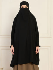 Black Free Size Prayer Khimar