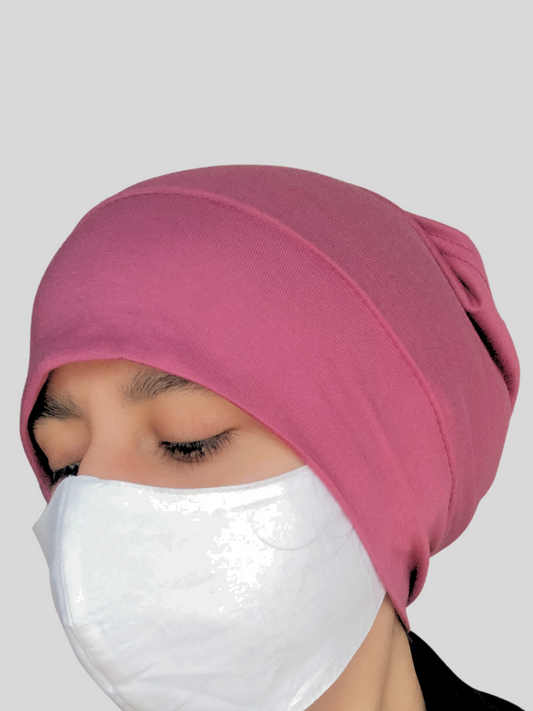 Pink Hijab Cap