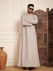 Light Grey Thobe for Men