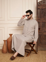 Light Grey Thobe for Men