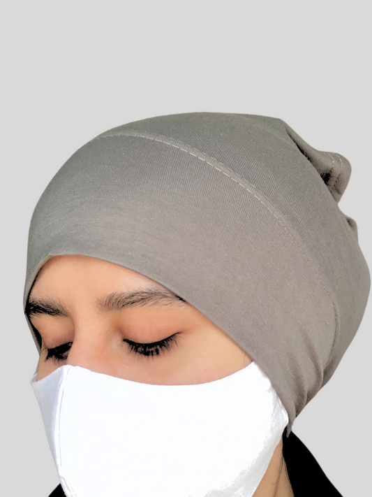 Grey Hijab Cap