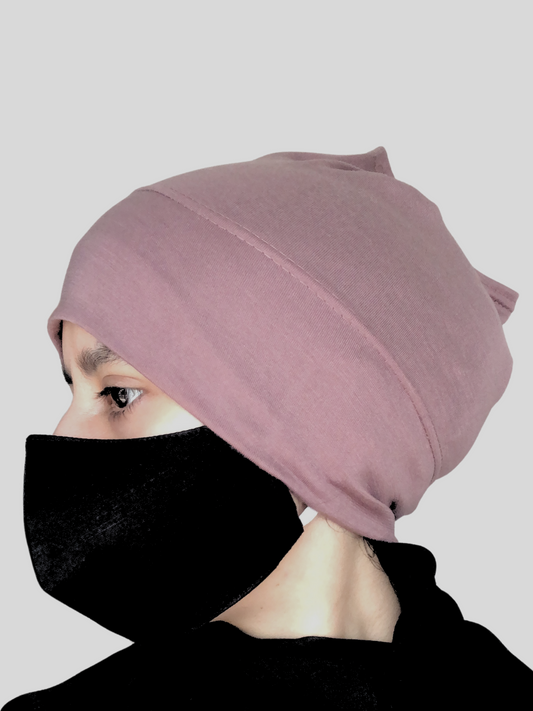 Puce Pink Hijab Cap