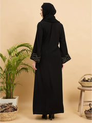 Luxury Handworked Modest Abaya Burqa with Georgette Hijab