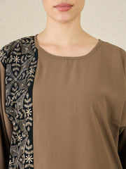 Embroidery Abaya Burqa for Women with matching Hijab