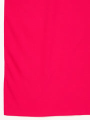 Pink Solid Regular Use Crepe Hijab Stole for Women