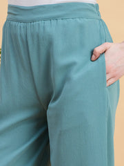 Front Open Modest Co-ord Set with Matching Hijab