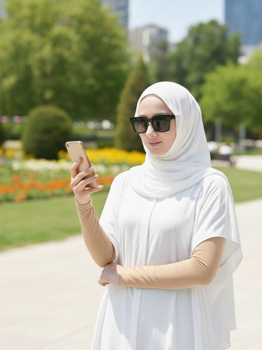 Women’s Arm Sleeves Extender-Beige