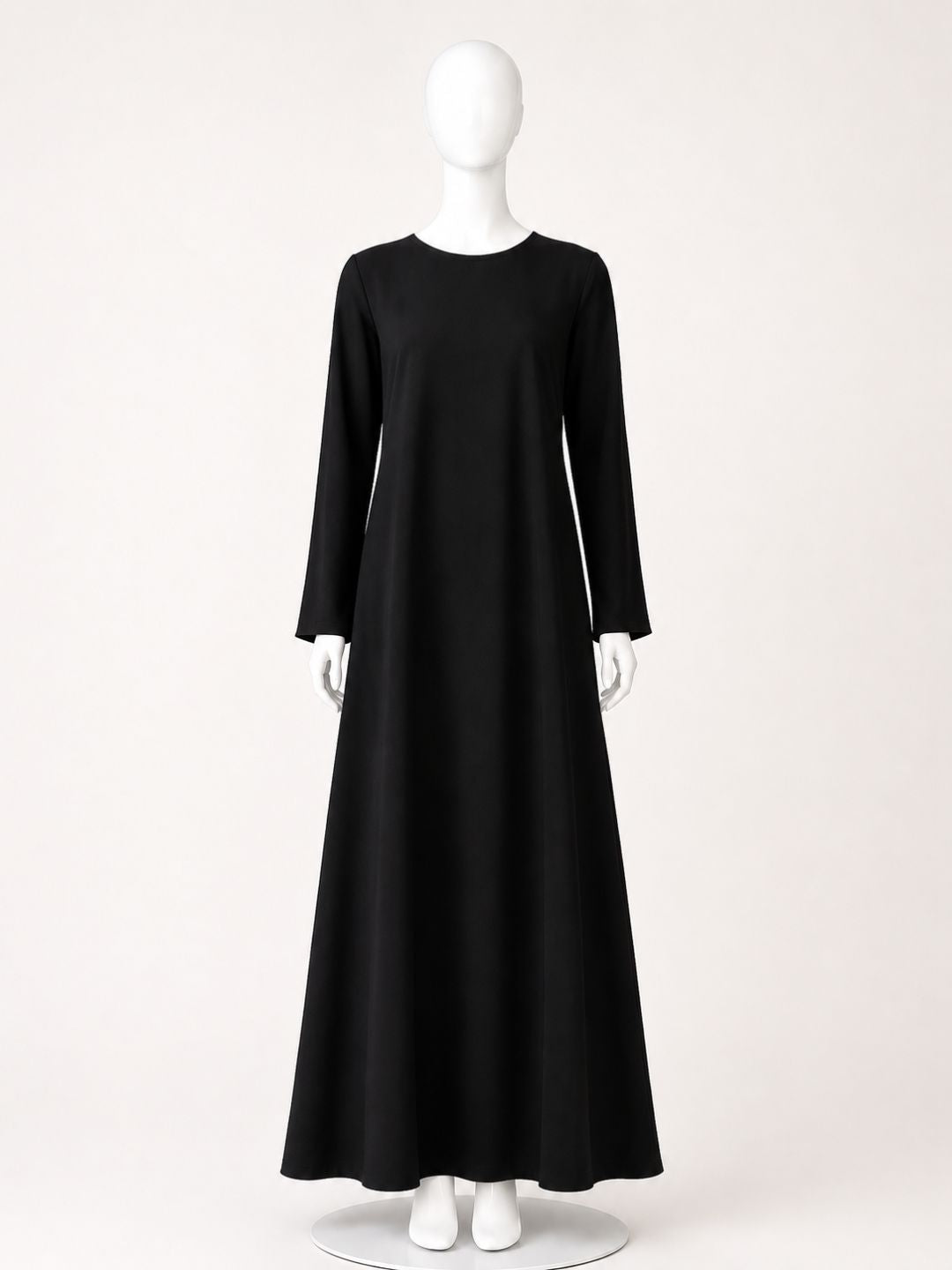 Full Sleeves Solid Inner Layering for Women-Black