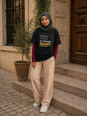 Speak Good or Remain Silent Modest Women T-Shirt