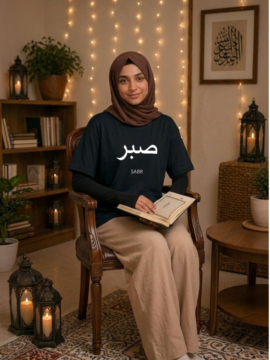 Modest Sabr Black Women’s T-Shirt