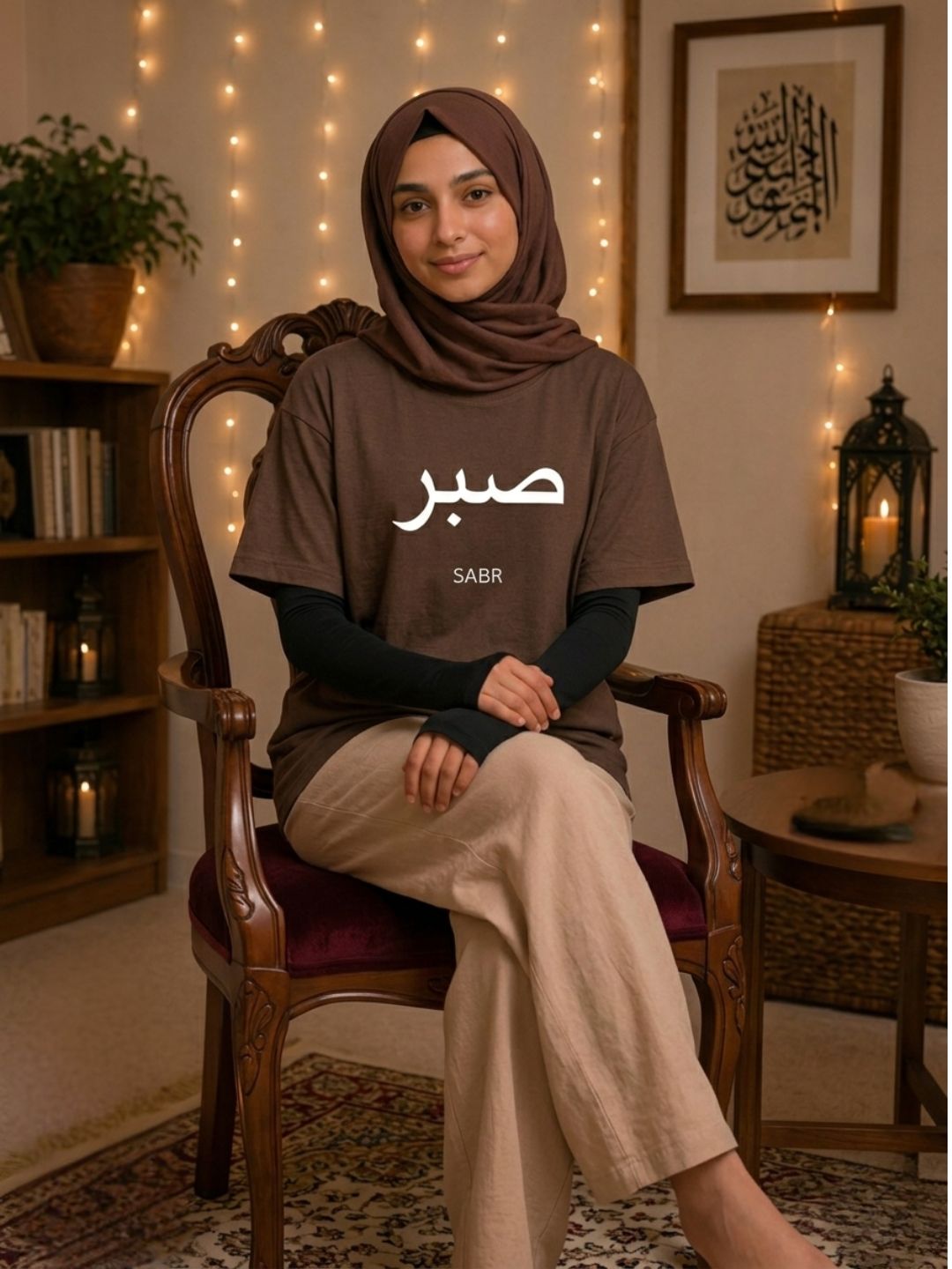 Modest Sabr Brown Women’s T-Shirt