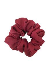 Set Of 3 Solid Scrunchies Ponytail Holders For Girls and Women