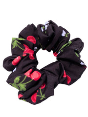 Multicolored Set Of 3 Printed Scrunchies