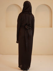 Modest Women’s Classic Drape 1 Piece Dress with Matching Dupatta