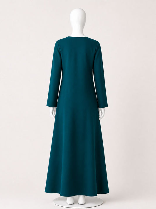 Full Sleeves Solid Inner Layering for Women-Green