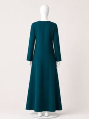 Full Sleeves Solid Inner Layering for Women-Green