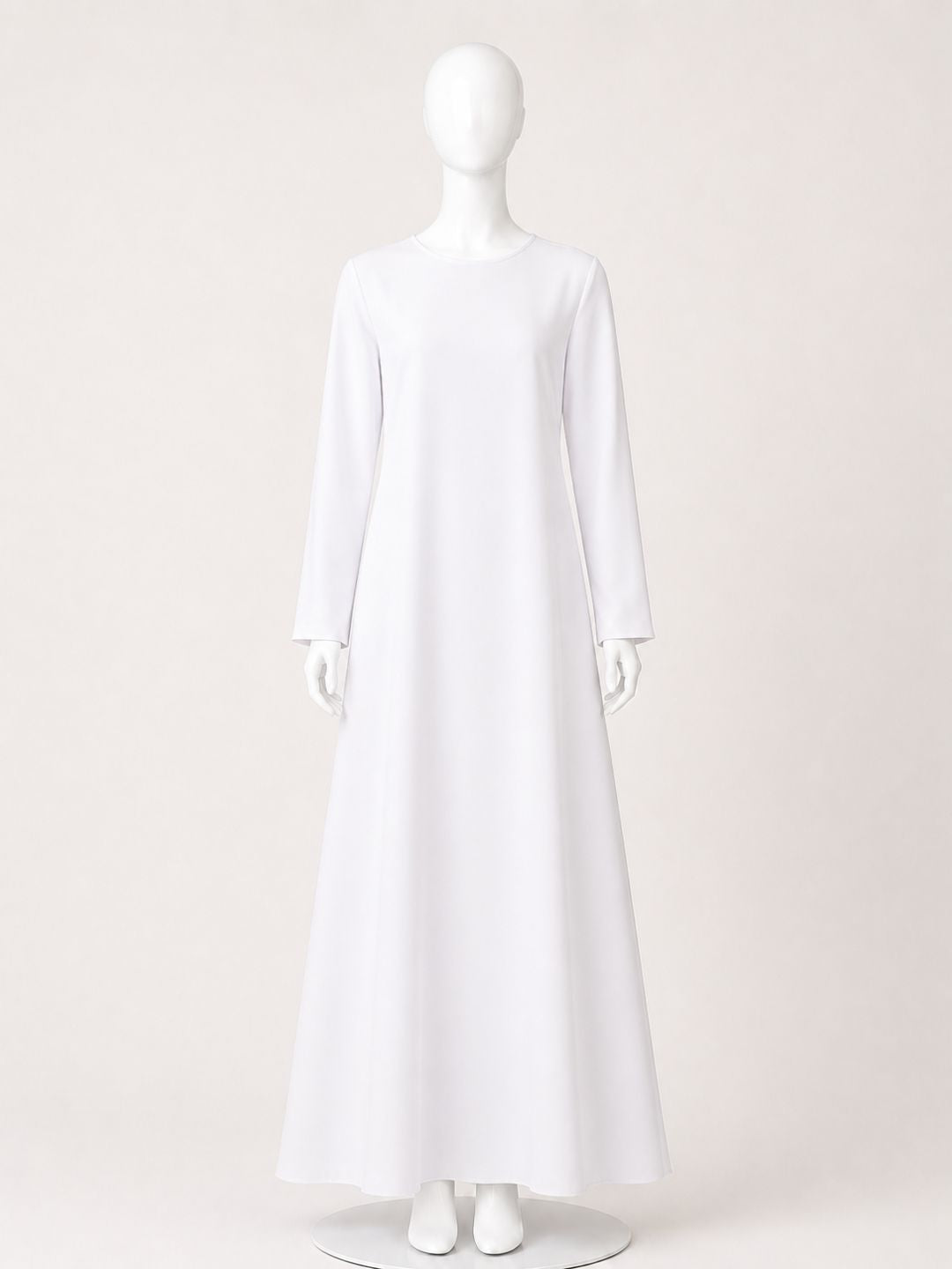 Full Sleeves Solid Inner Layering for Women-White