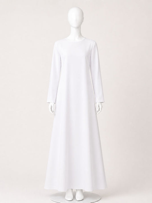 Full Sleeves Solid Inner Layering for Women-White