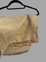 Cotton Shimmer Golden Solid Hijab for Women