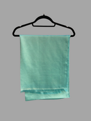 Cotton Shimmer Greenish Turquoise Solid Hijab for Women