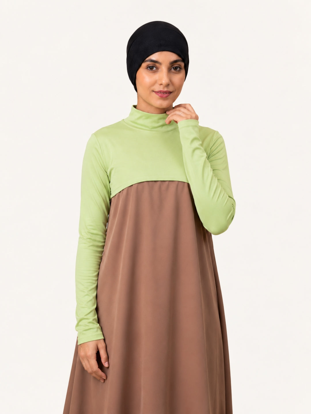 Women's Neck & Sleeve Extender– Lime Green