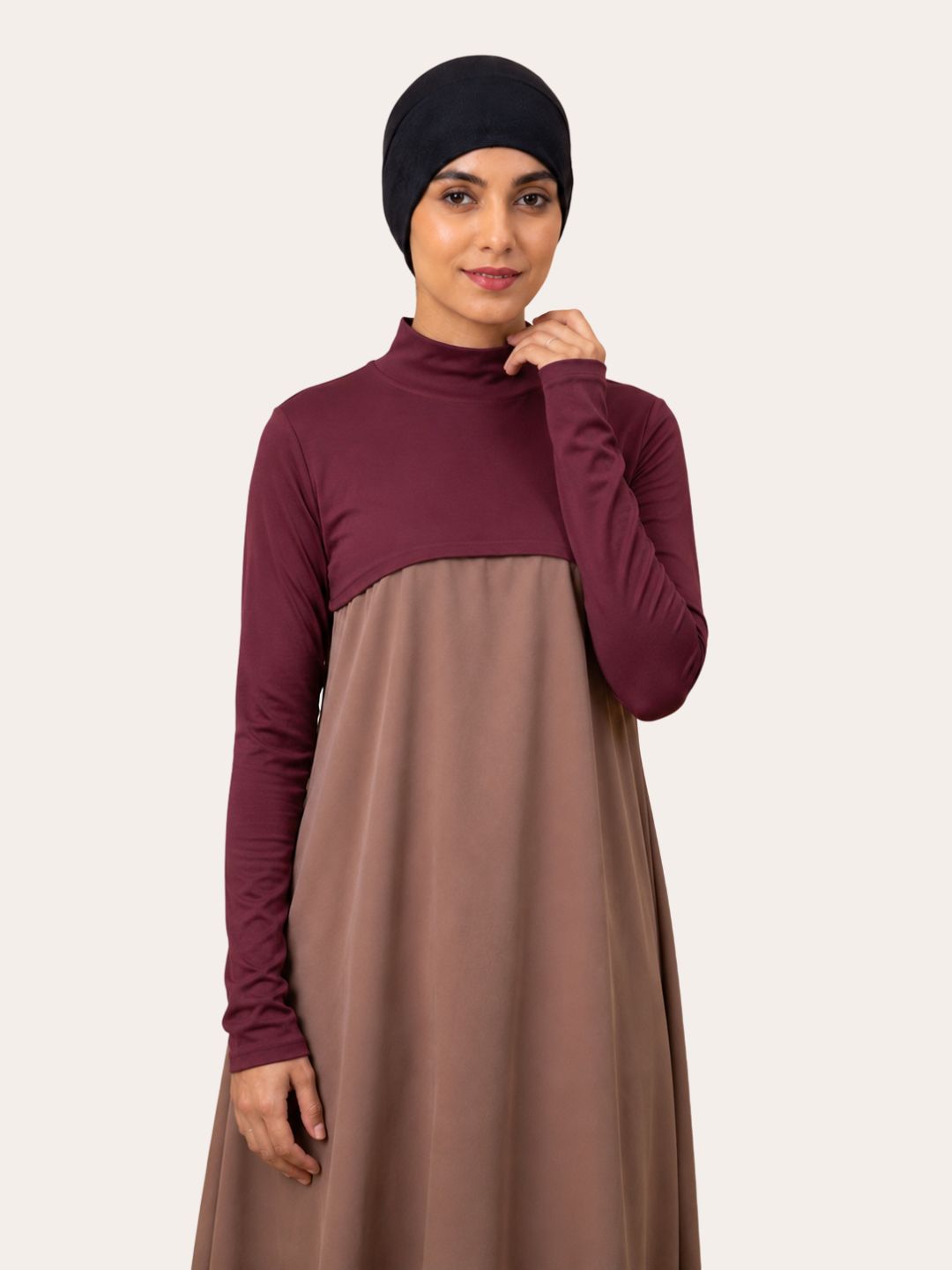 Women's Neck & Sleeve Extender-Maroon