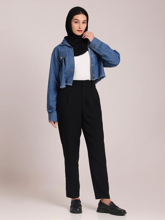 Front Open Denim Jacket for Women