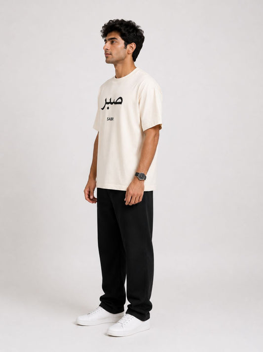 Men's Off White "SABR" Oversized T-Shirt