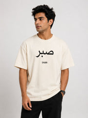 Men's Off White "SABR" Oversized T-Shirt