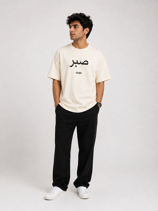 Men's Off White "SABR" Oversized T-Shirt