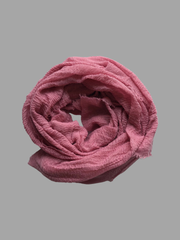 Pink Cotton Crinkle Women’s Hijab