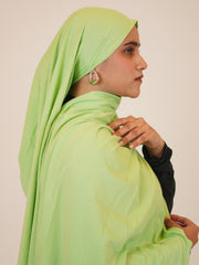 Lime Green Viscose Jersey Hijab