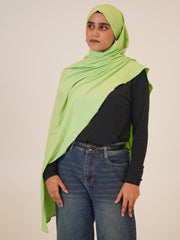 Lime Green Viscose Jersey Hijab