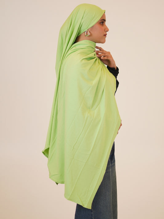 Lime Green Viscose Jersey Hijab