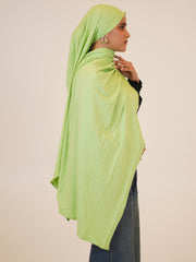 Lime Green Viscose Jersey Hijab