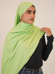 Lime Green Viscose Jersey Hijab