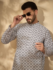 Pure Cotton Printed Kurta Pajama – Festive Wear Set